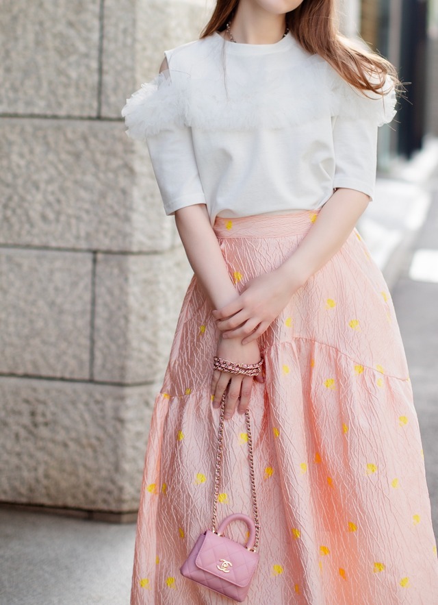 （original） フラワージャカードスカート