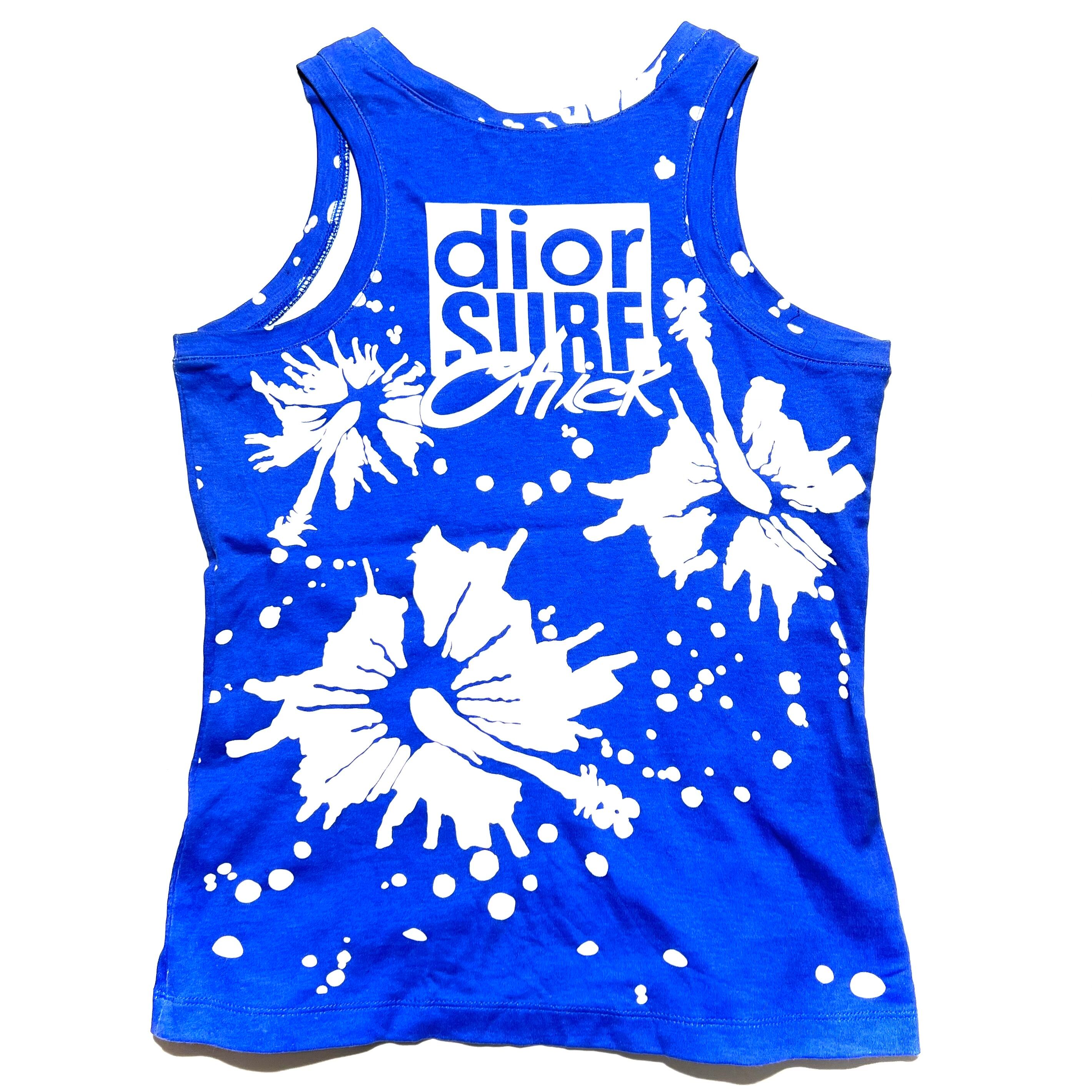 “SURF CHICK” Christian Dior ss04 surf collection tank | DENSE powered by  BASE
