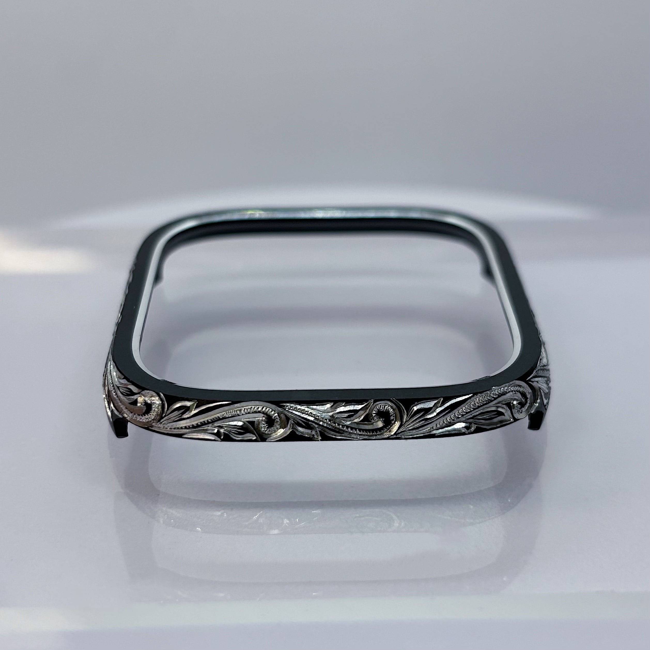Apple Watch Case~HERITAGE~(46mm/Black) | M.U. ENGRAVING