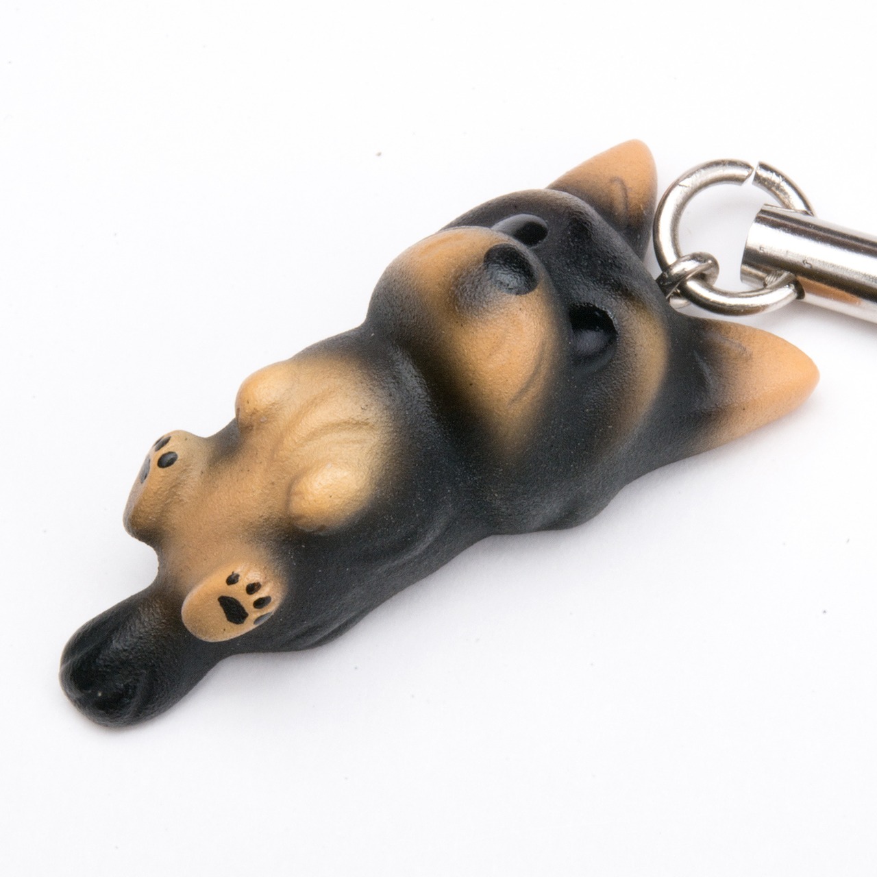 Dog 92 Yorkshire Terrier ヨークシャーテリア ブラックタン ビーズ ストラップ DN-1703