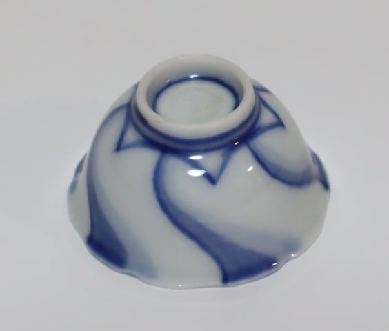 永楽善五郎　染付捻　盃　20客 永楽善五郎造 染付捻酒盃 20客 | 賢祥堂 うつわ店