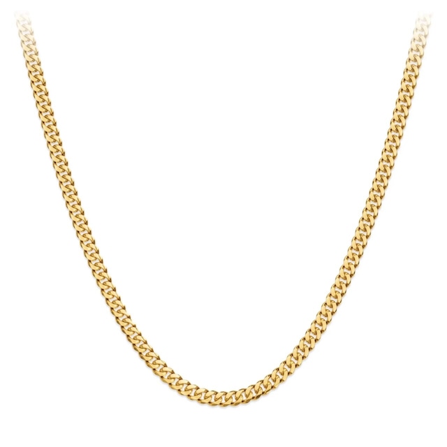 10K Real Gold Cuban Chain 【2.1mm/51cm】