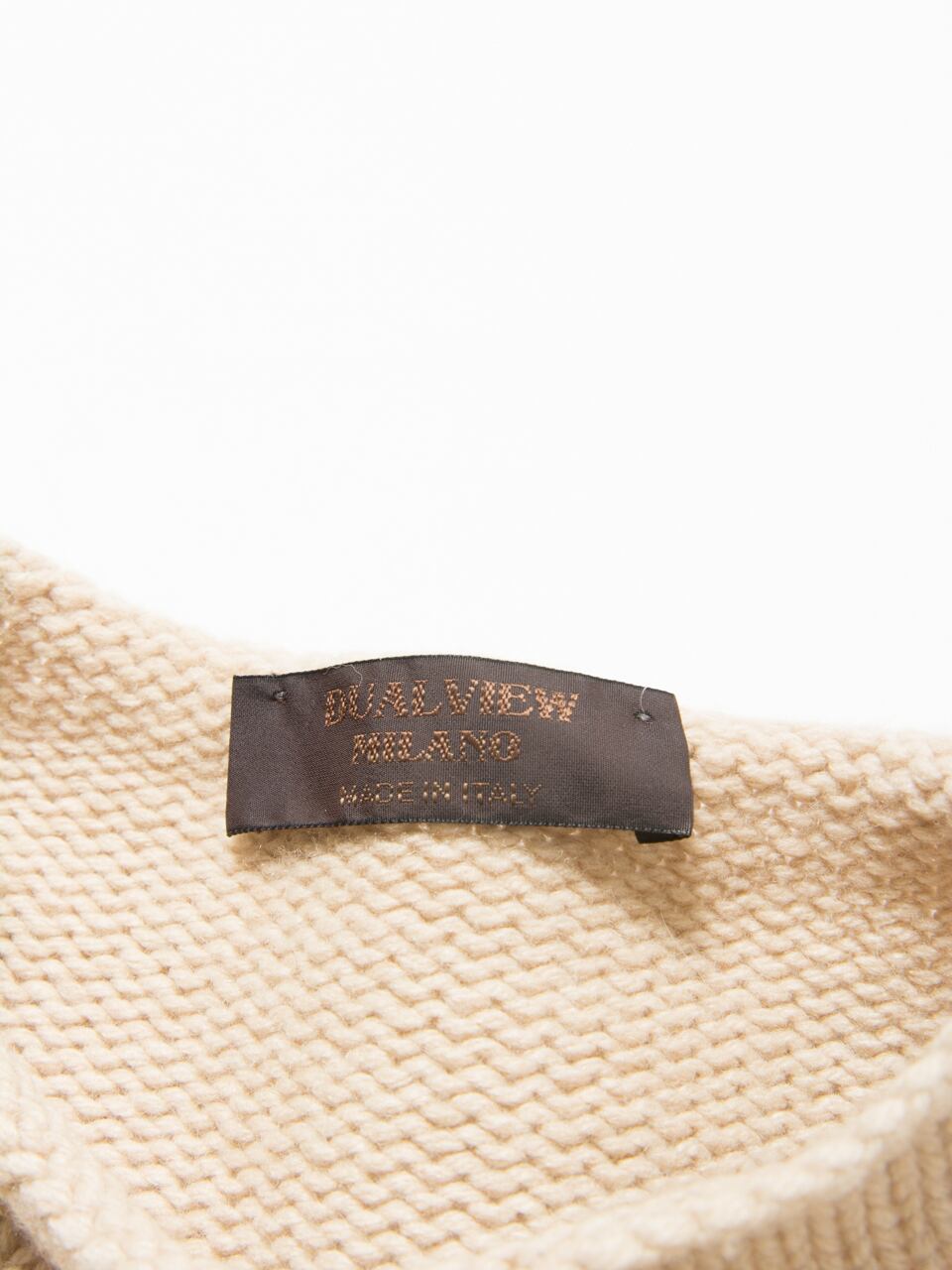 【Made in Italy】wool-cashmere bottleneck knit pullover（イタリア製 ウールカシミヤ ボトルネックニットプルオーバー）1d