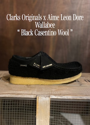 Clarks Originals x Aime Leon Dore Wallabee “ Black Casentino Wool ”