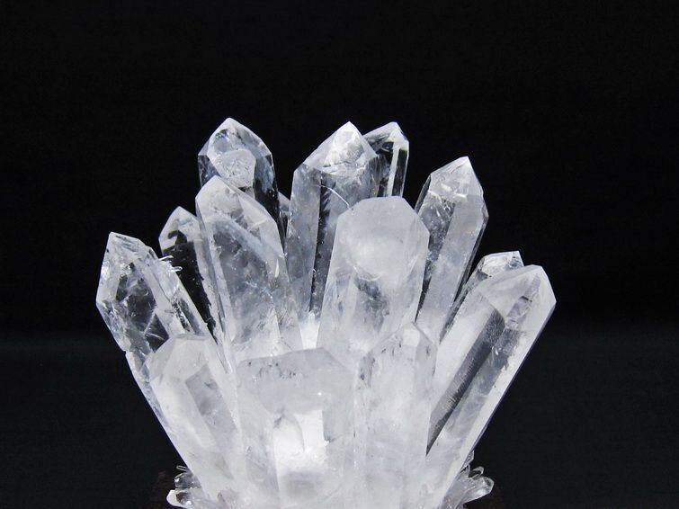 水晶 クラスター 水晶 原石 台座付属 一点物 182-8591 | 天然石