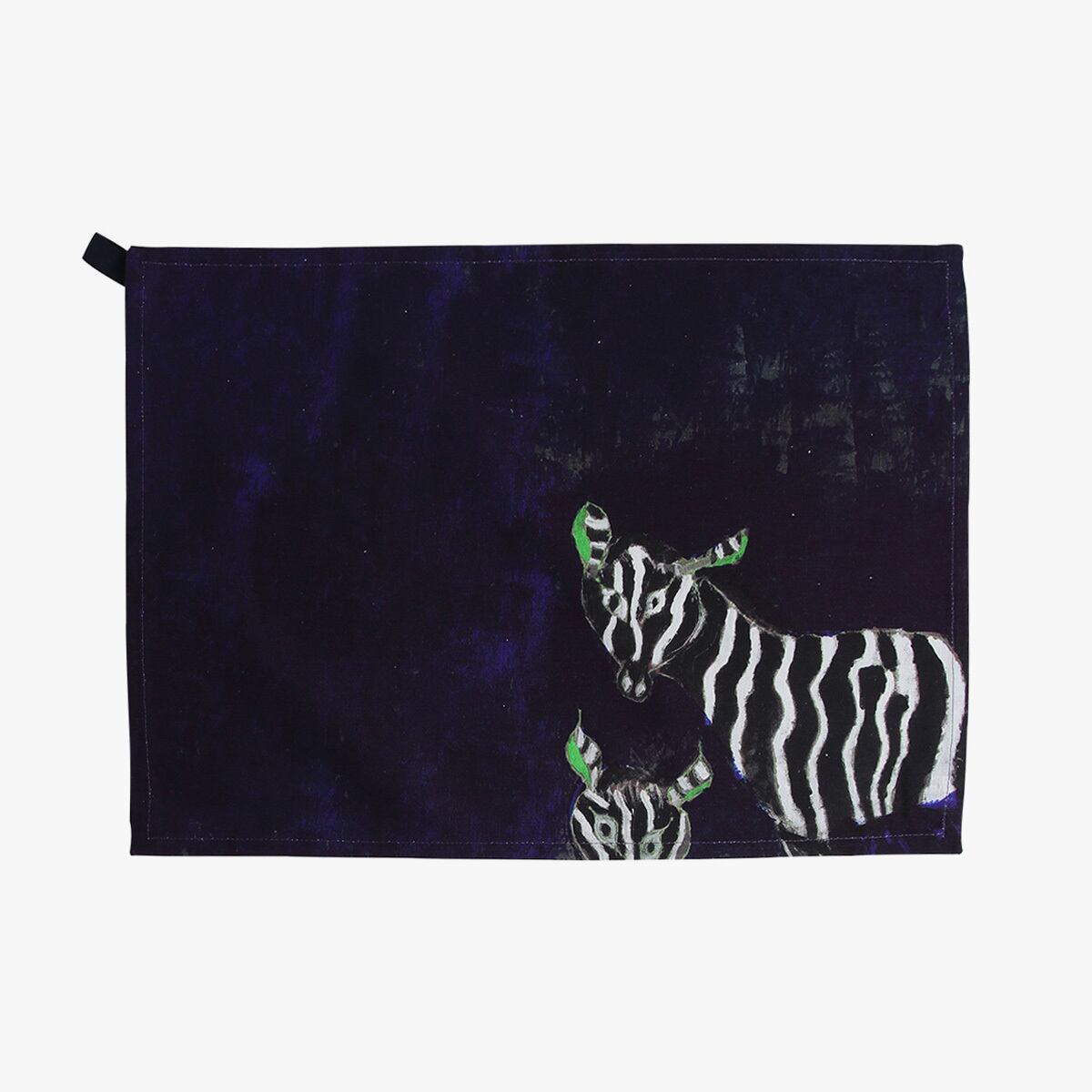 キッチンクロス「しまうま」小笹逸男