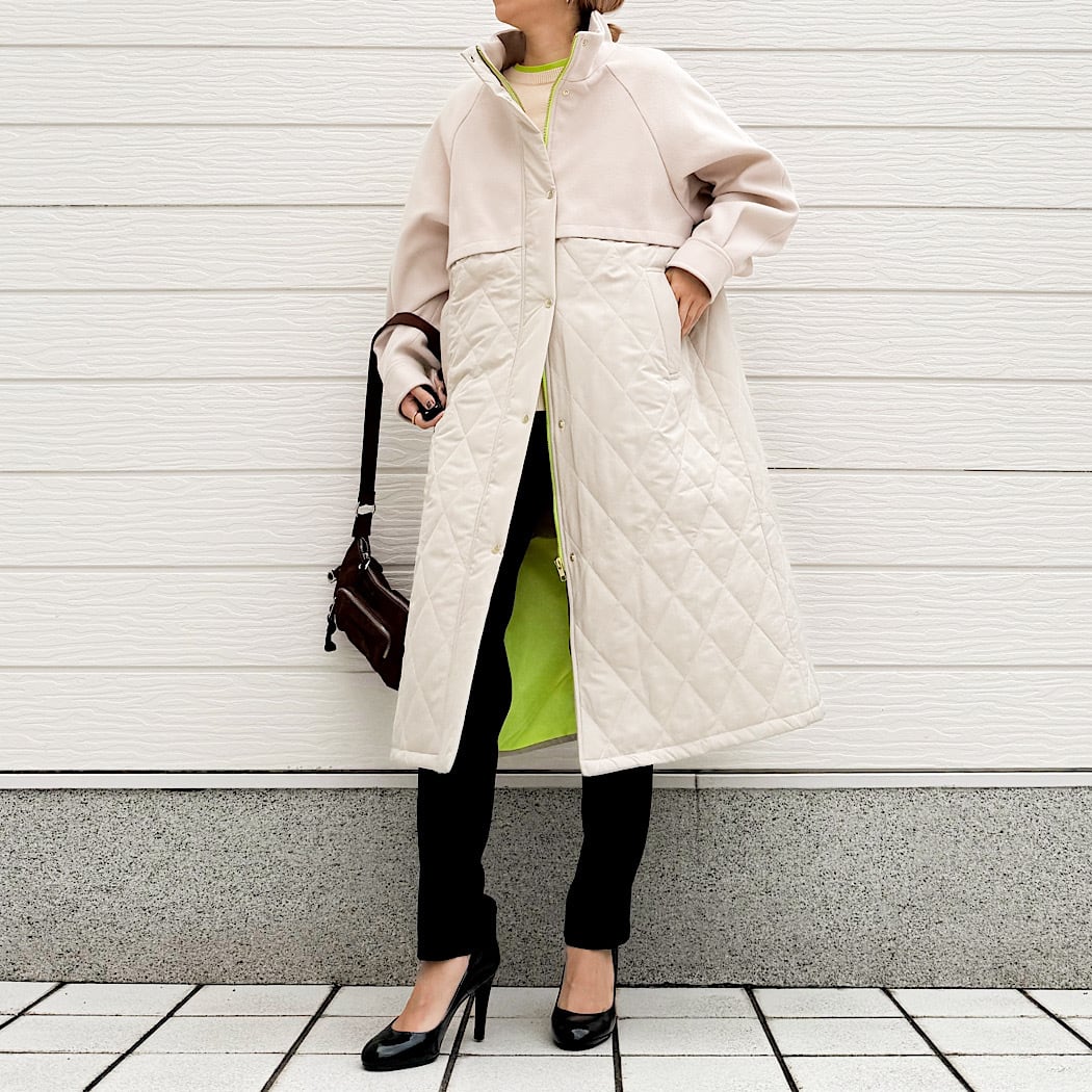 キルトオーバーコート