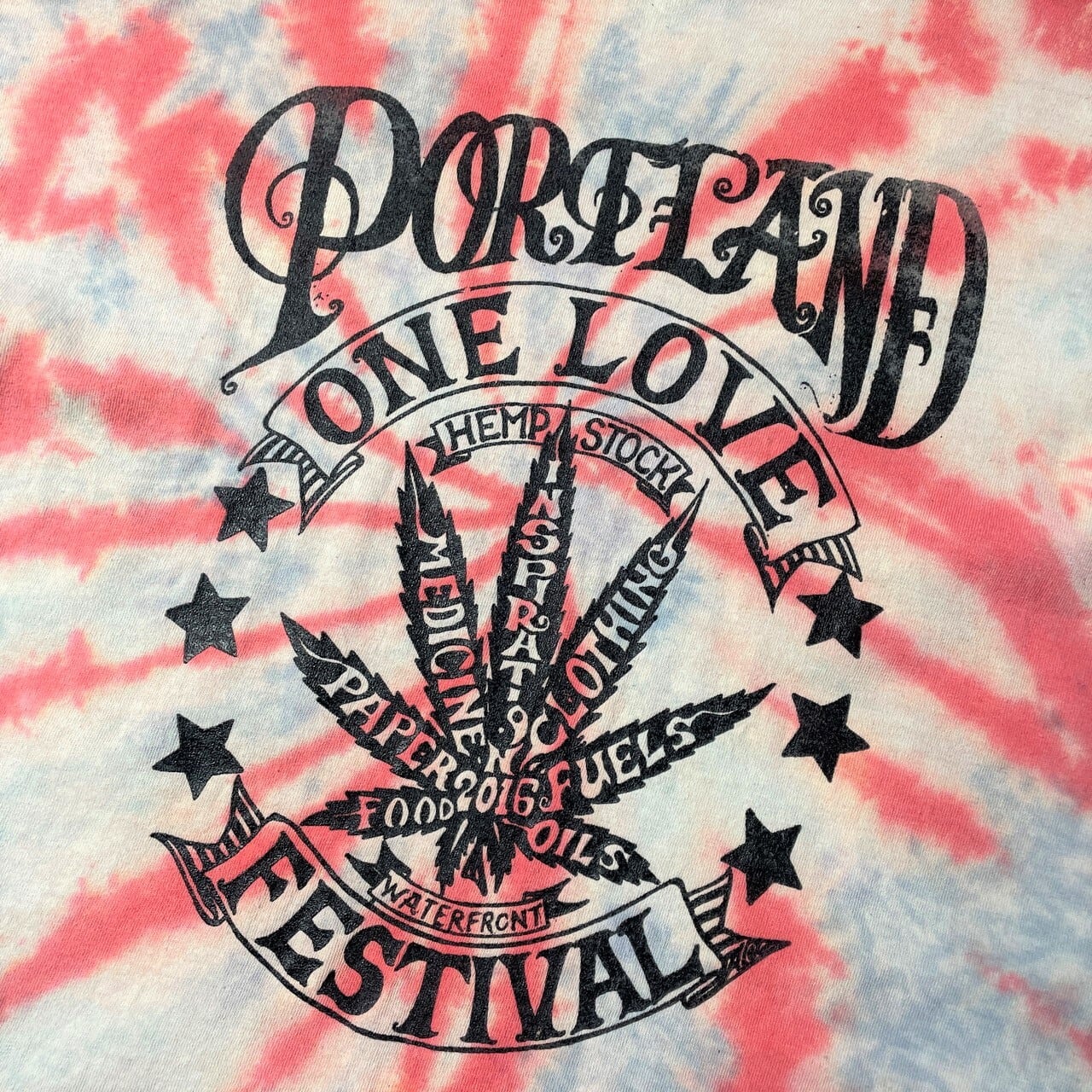 PORTLAND ONE LOVE FESTIVAL イベント アート タイダイ染め マリファナ 