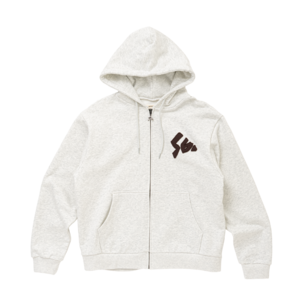 SG Logo Zip Up Hoodie (Ash)