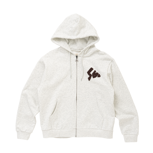 SG Logo Zip Up Hoodie (Ash)