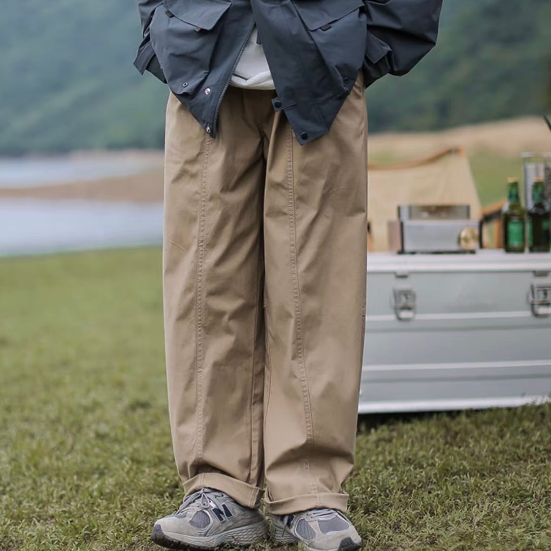 Basic Straight Pants -3col- A0037