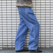 SAVANE denim 2 tuck slacks