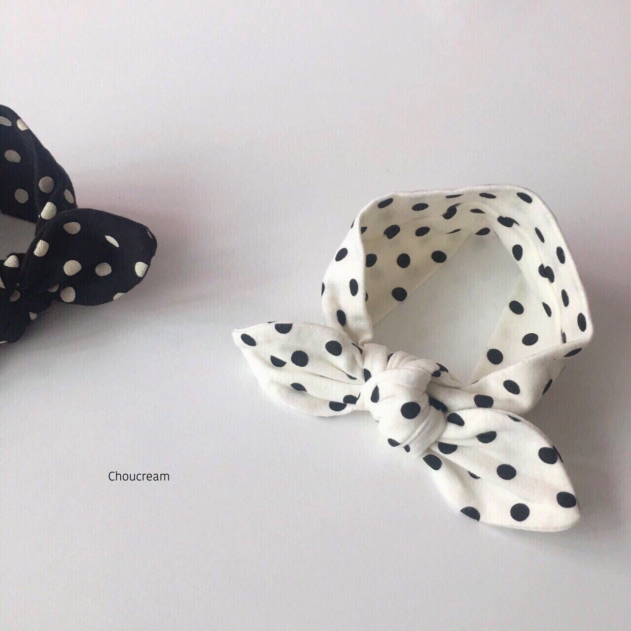 [choucream] Dot Hair Band (FREE) / [슈크림] 도트헤어밴드 (FREE)