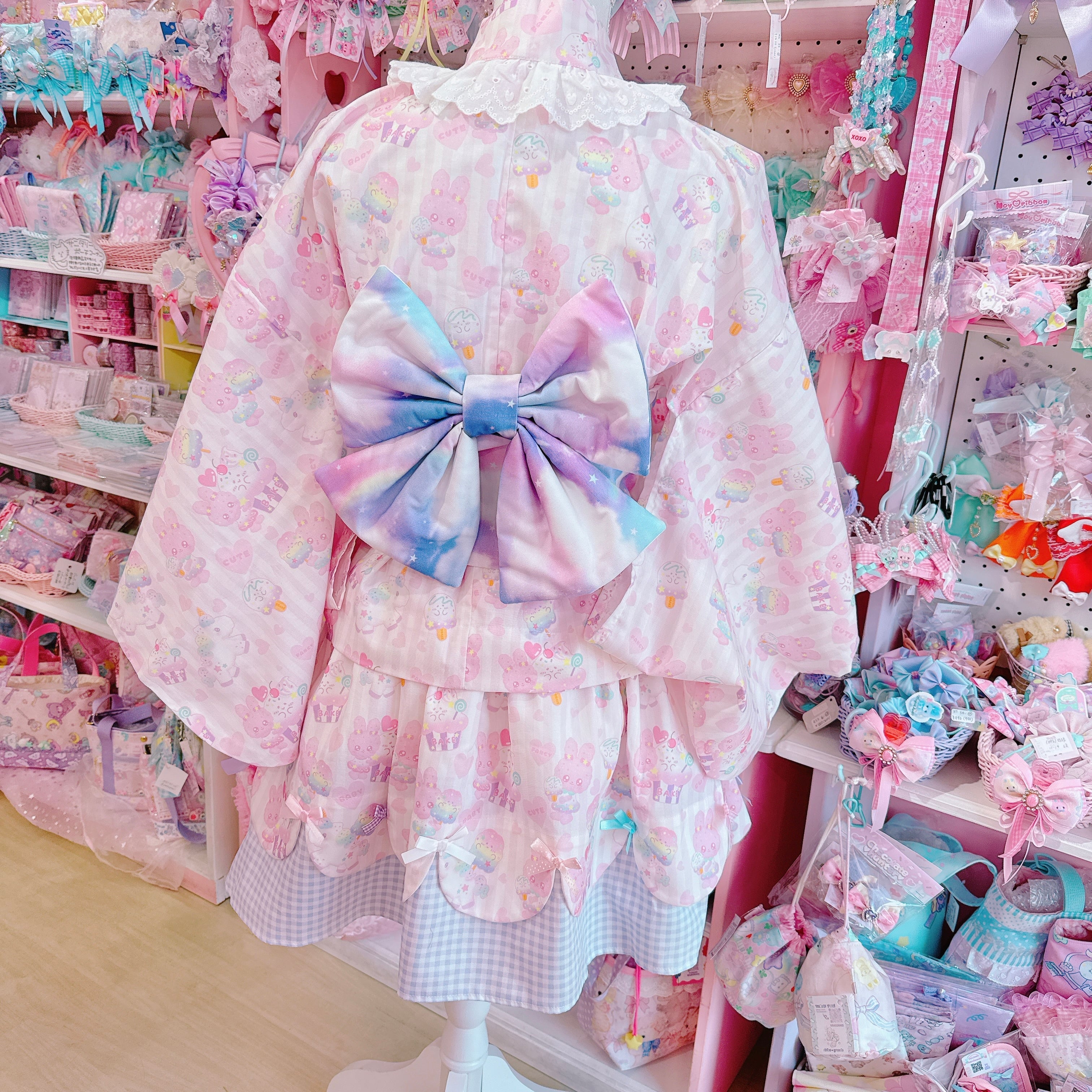 【R31】15-4セパレート浴衣大人Mサイズ（シーチング）