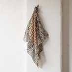 インドの草木染ブロックプリントバンダナ【34】