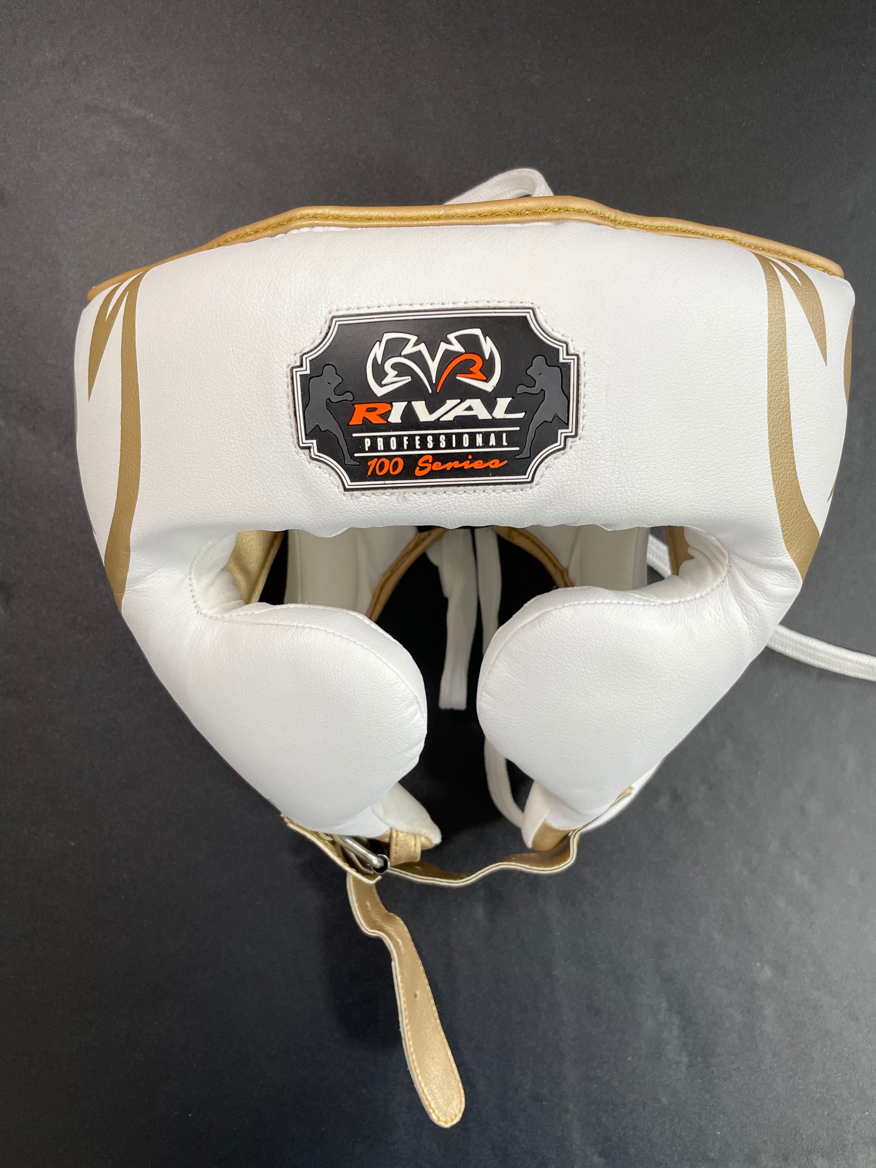 RIVALライバルRHG100プロフェッショナルヘッドギア　ホワイト/ゴールド | ボクシング格闘技専門店　OLDROOKIE powered by  BASE