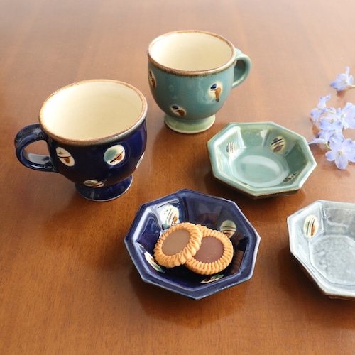 やちむん 常秀工房 八角皿 Yachimun Octagon plate #193