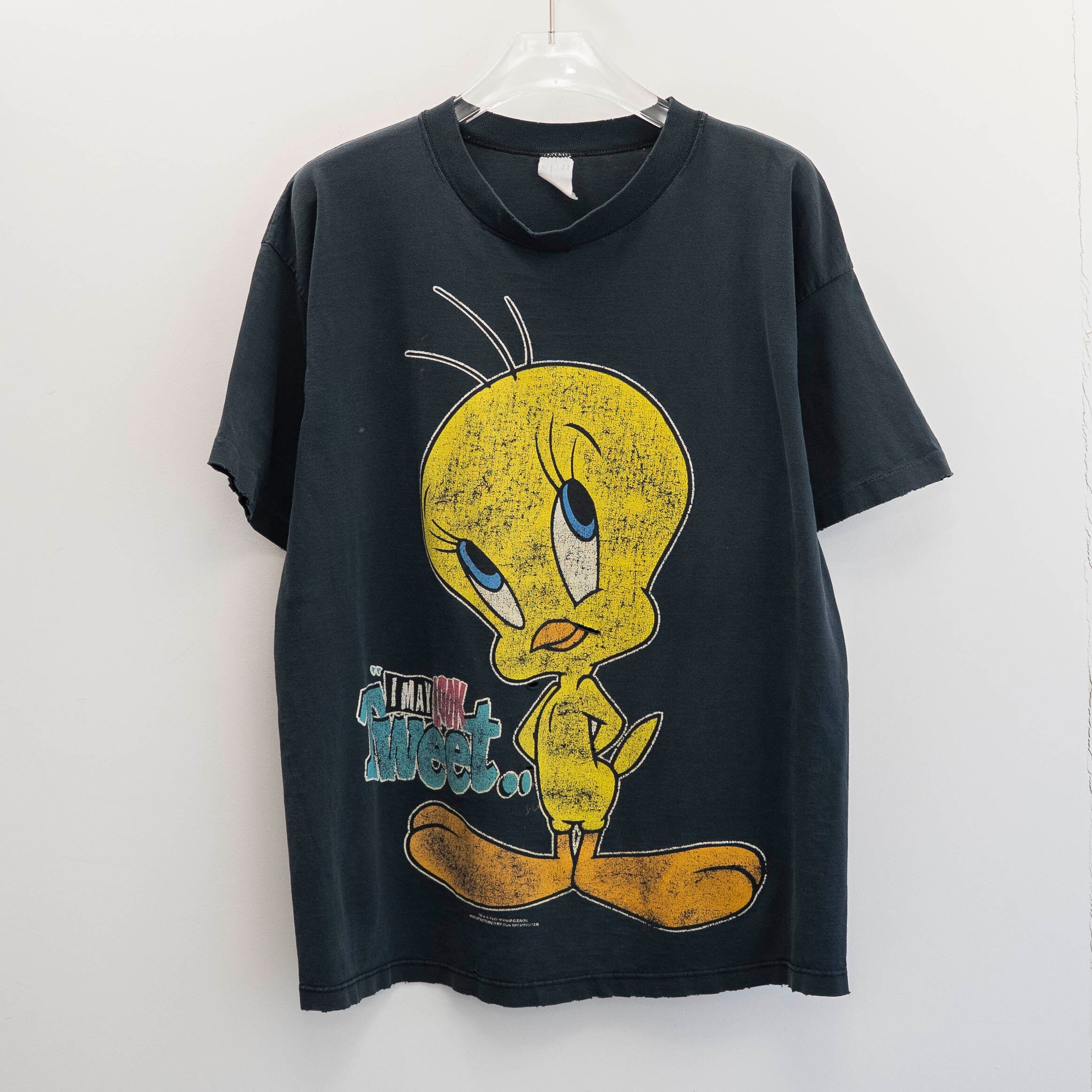 Looney Tunes " Tweety " Fade Tag Fits XL 【A4-23】