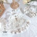 予約【№B01857】お花柄　フリルワンピース （オプション：バレッタ）