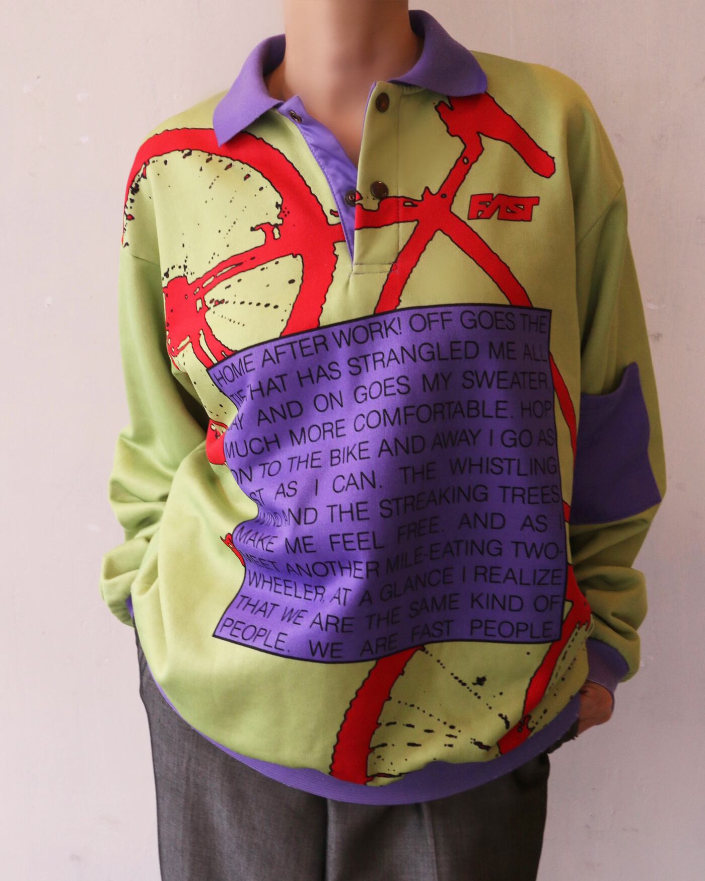 80-90s italy bike shirt