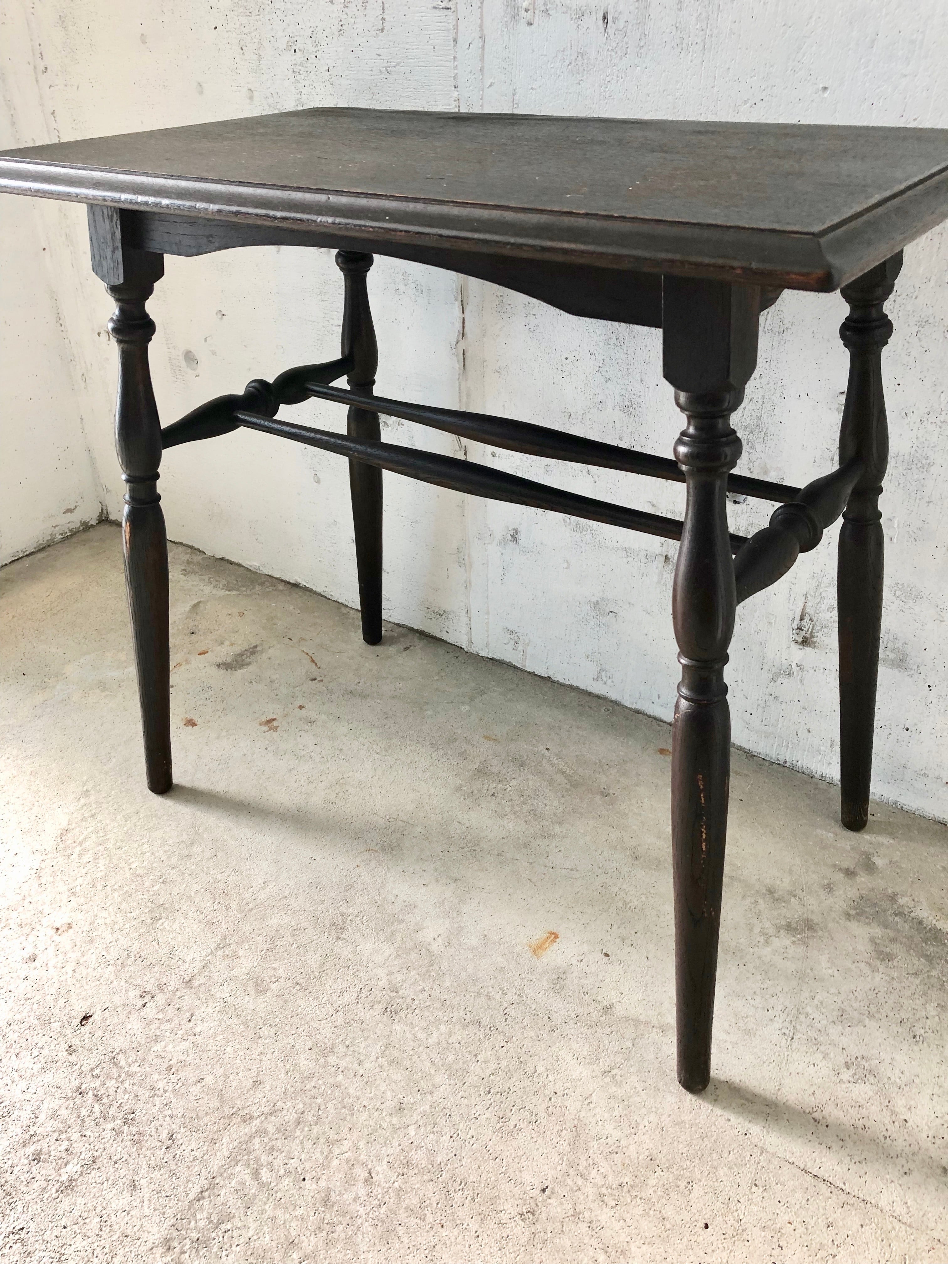 ろくろ脚テーブル　古家具　ビンテージ家具 ろくろ脚のサイドテーブル［古家具］ | giraffes craft