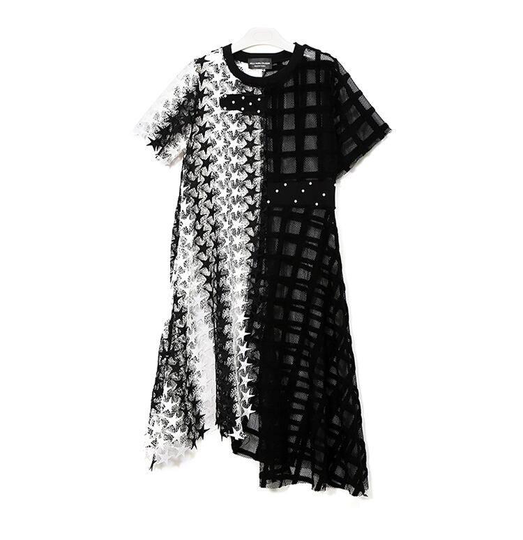 黒 半袖 ワンピース HeRIN.CYE 半袖ワンピース FREE ブラック レディース : ZOZOTOWN Yahoo