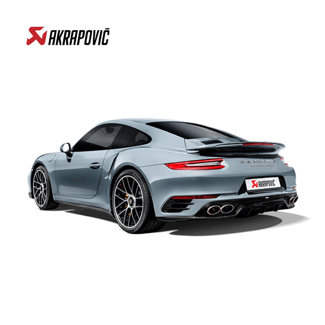 AKRAPOVIC PORSCHE / ポルシェ 911 TURBO / TURBO S (991.2) Slip-On Line (Titanium)