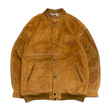 0128 / 1990's suede leather valstar type ブラウン スエードレザー