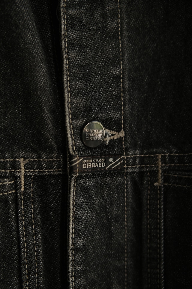 Utah/“MARITHE’ FRANCOIS GIRBAUD” Yarn-dyed denim jacket