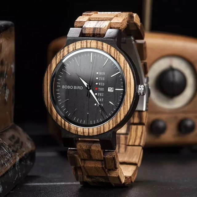 【TR0020】[3atm] Wooden watch - Catharsis Dish