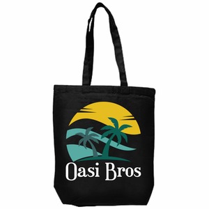 OasiBros BIG LOGO Tote(M size) Night Black