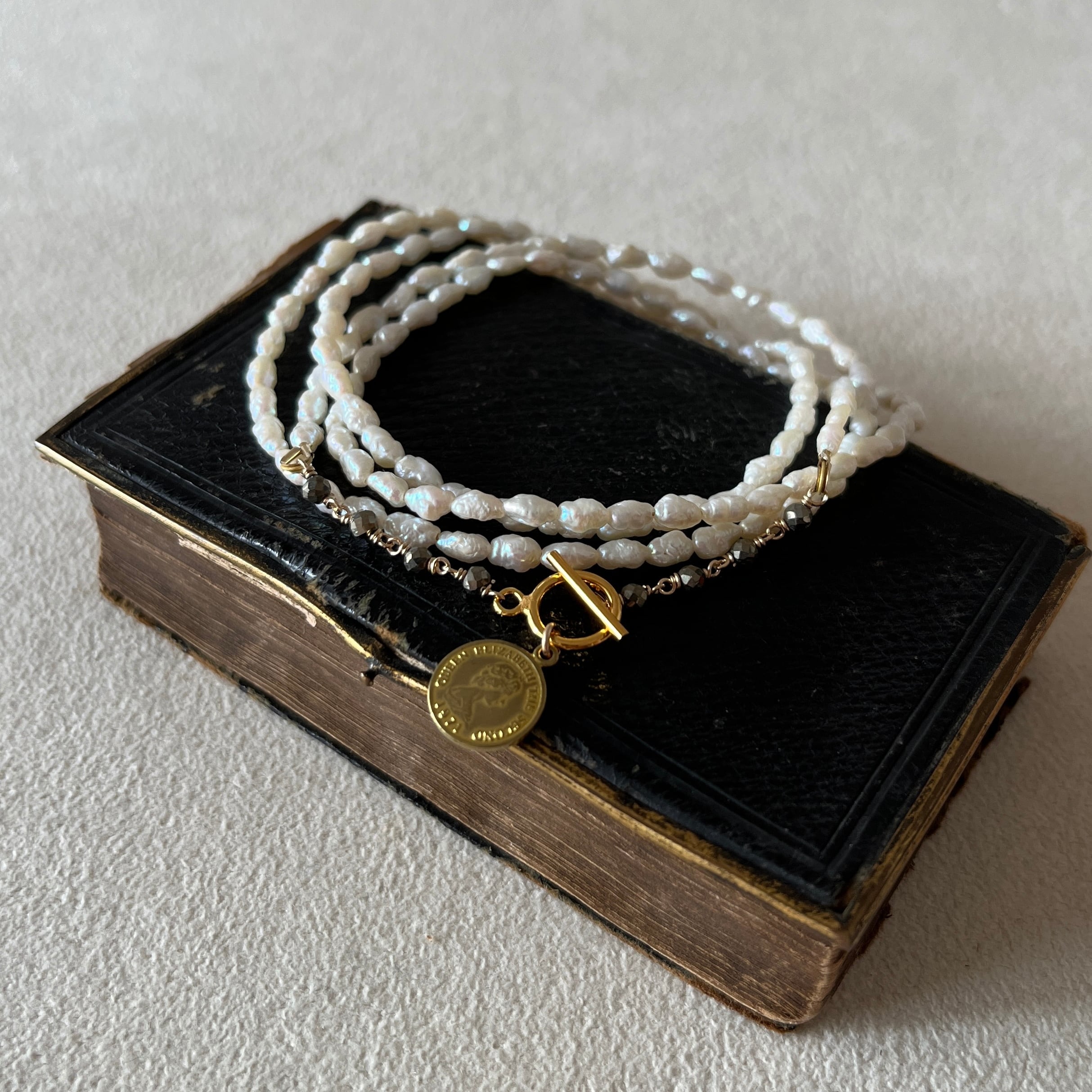 パールの3WAYネックレス