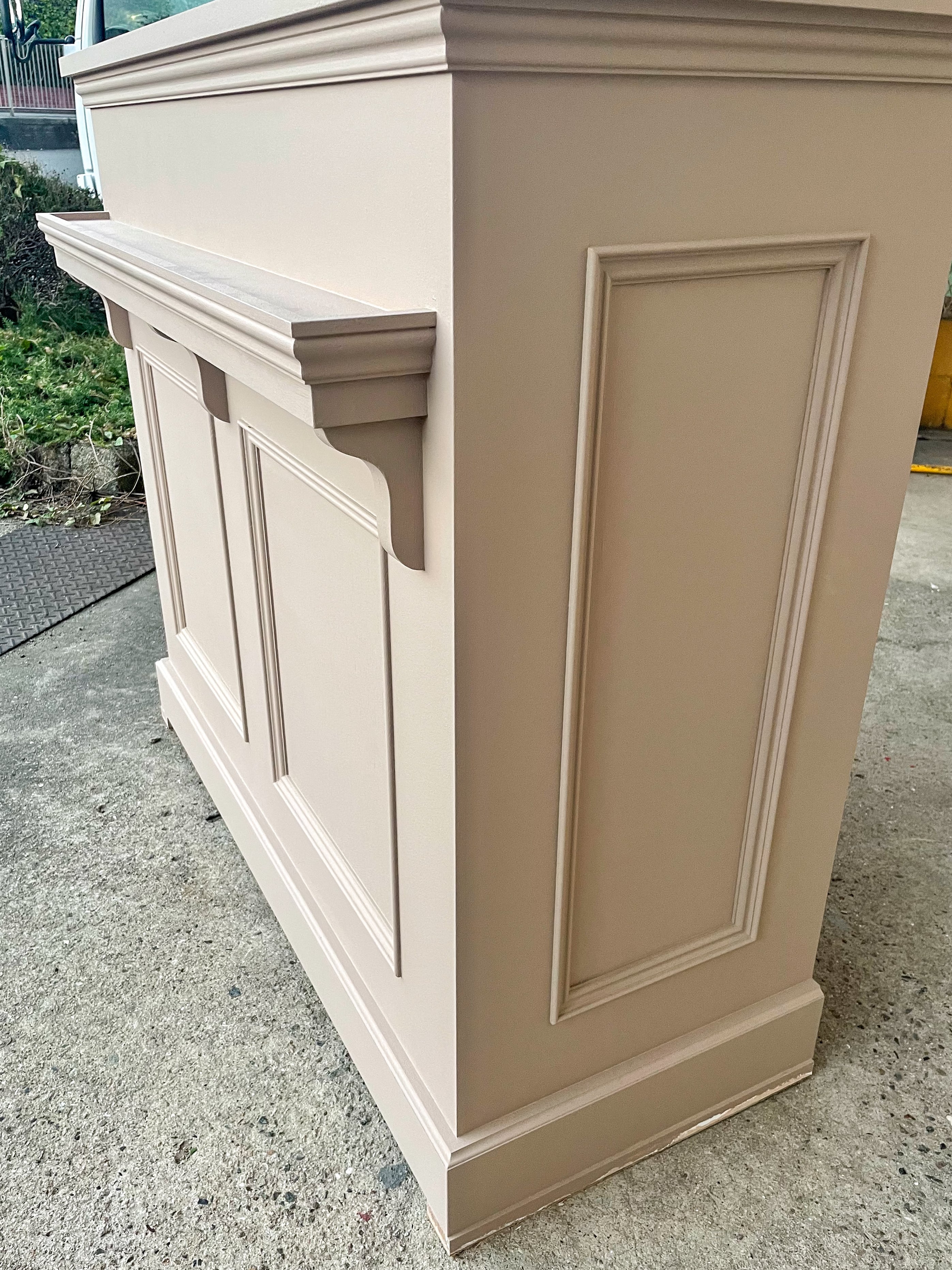 オーダーメイドアンティーク調レジカウンター147 （美容サロン向け