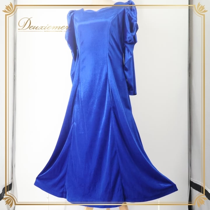 フラダンス衣装】ホワイト Ocean Blue Bird オーシャンブルーバード