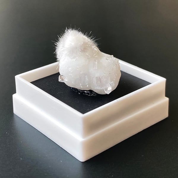 オーケン石 オケナイト（Okenite)直径約16mm コレクションケース付