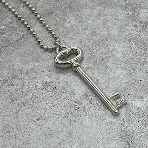 ティファニー TIFFANY&CO 鍵モチーフ ボールチェーン ネックレス SV