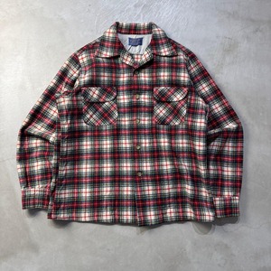 50s PENDLETON wool ombre board shirt