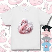T-shirt -フラミンゴREAL 4122