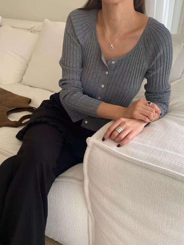 (即納) AREING / Near cardigan 2color