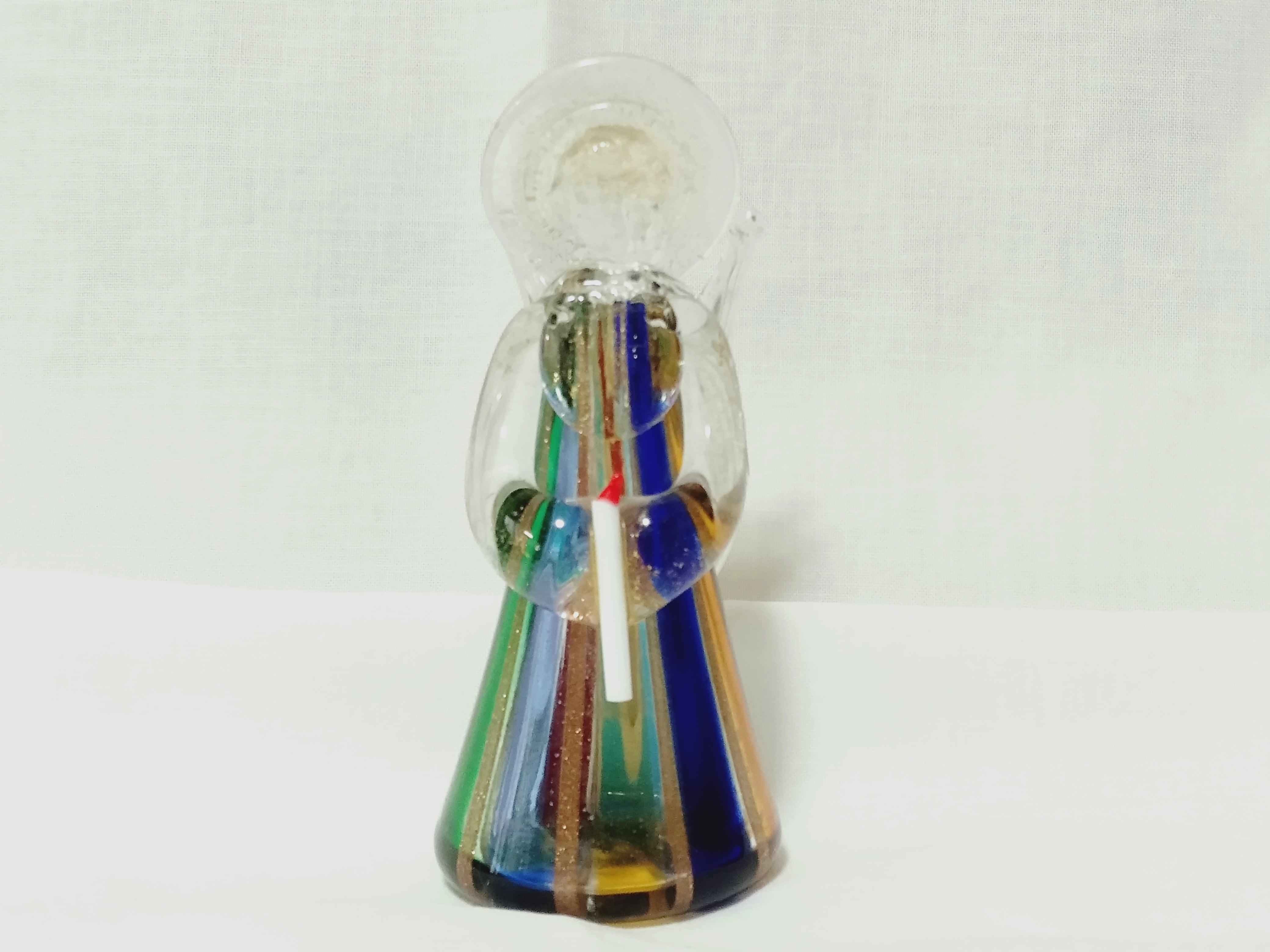 【Sold Out】ベネチアンガラス 天使 エンジェル 幸運を招くエンゼル 人形