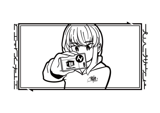 【HNN × Prefabric】Selfie Girl Tee  【From HNN】 - メイン画像