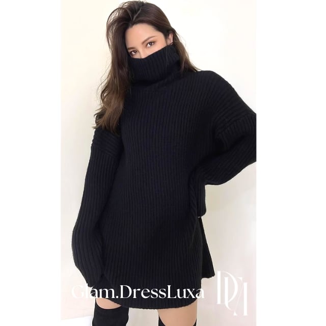 タートルネック loose ニット/3color_T40