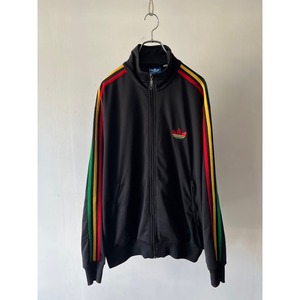 -adidas- ~00's rasta design track jacket