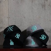 【gifthat別注】NEW ERA 950/9FIFTY  シアトル・マリナーズ　BLACK SEAGLASS