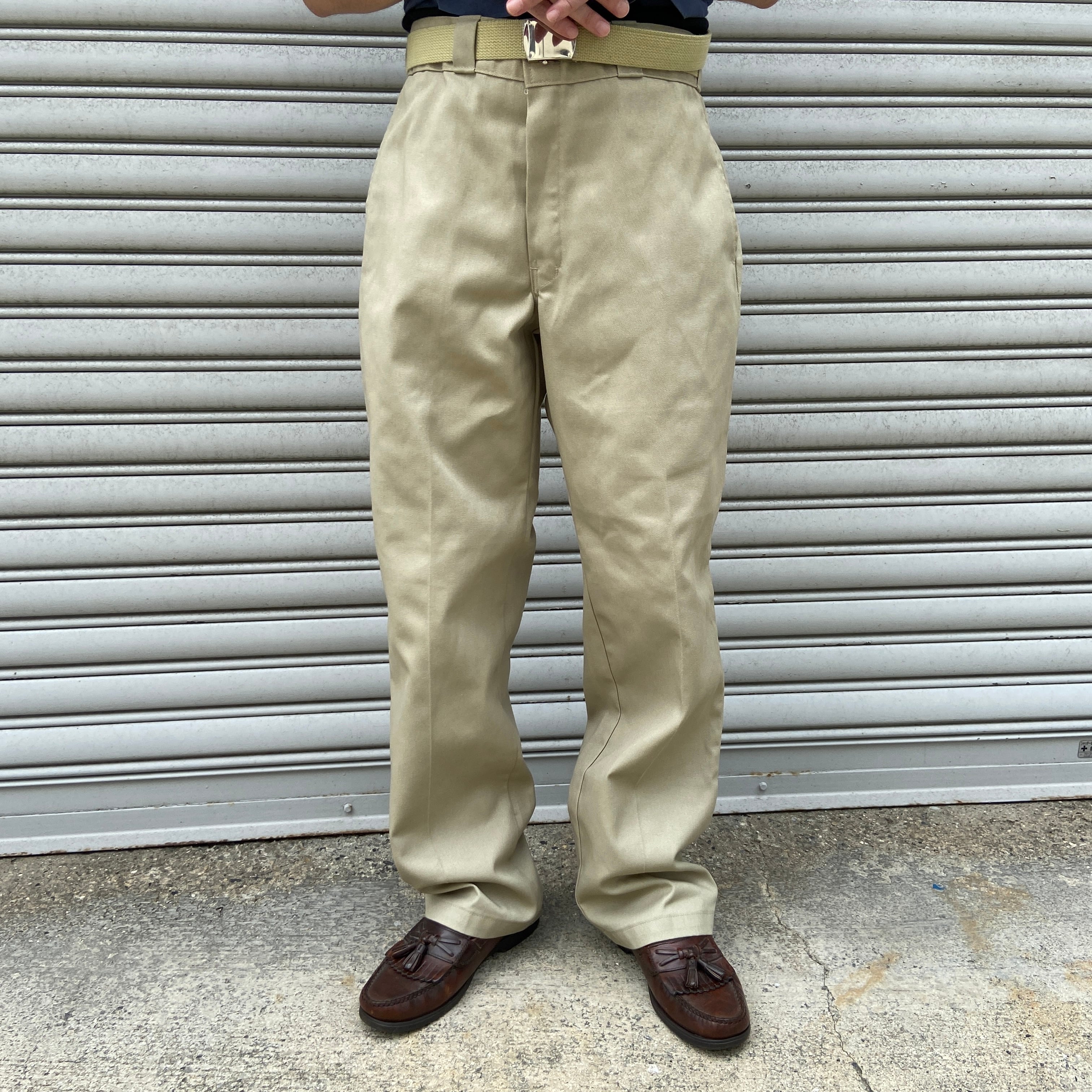 Dickies ディッキーズ874 ワークパンツ　ワイドパンツ　ベージュ　w34