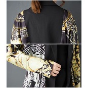 ゴールド プリント オーバージャケット 60006