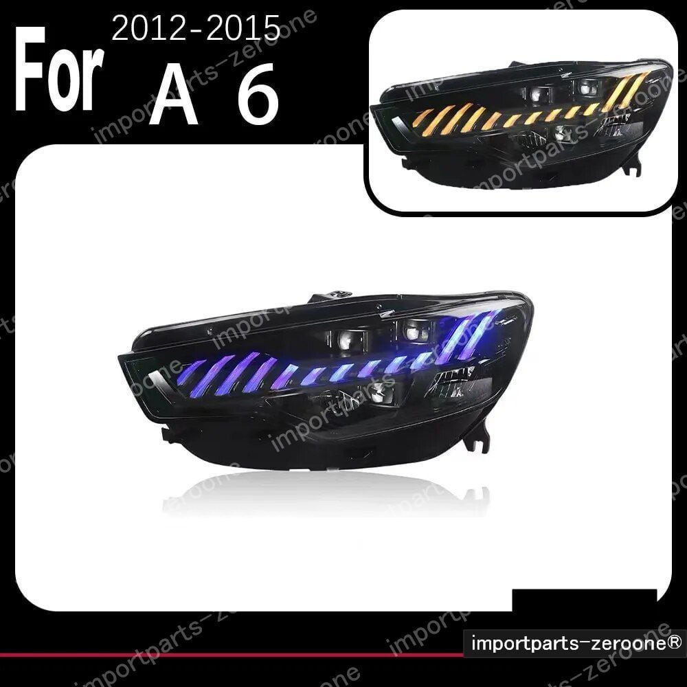 アウディ A6 2012〜2015 アップグレードヘッドライト FULL -HAD-1044