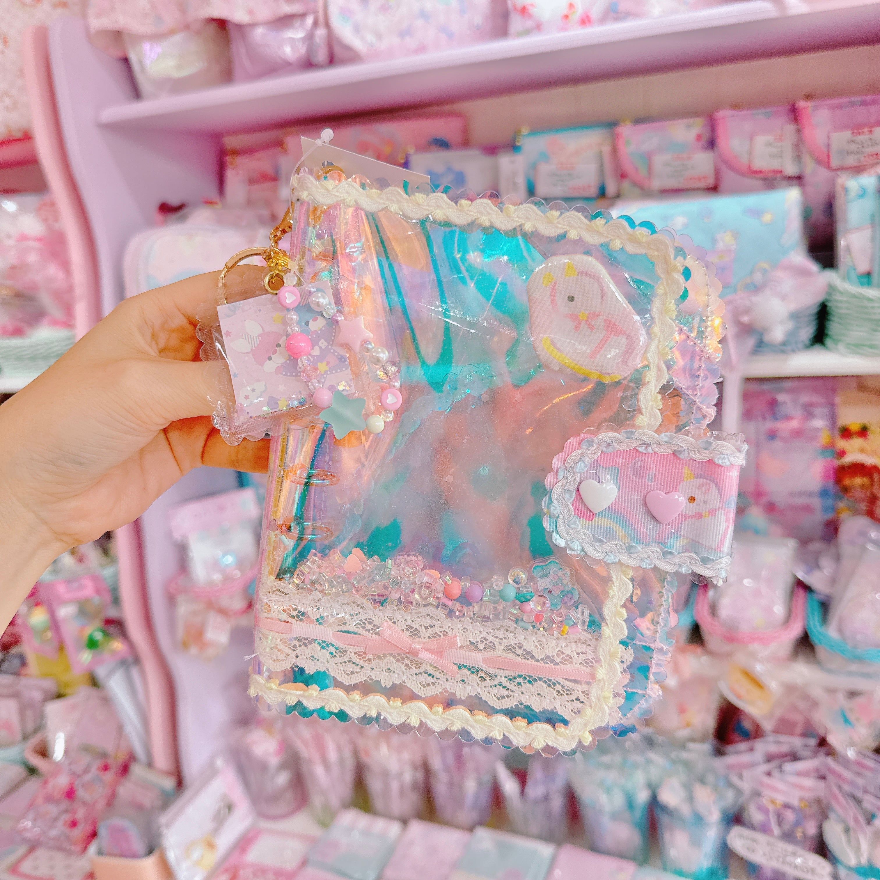 【K2】81-5キラキラA7シール帳（６穴）