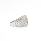 H&C ダイヤモンド デザインリング pt900 / 0.200ct / 0.050ct