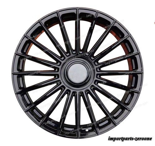 22インチ マルチ スポーク ブラック ホイール 1998-2017 メルセデスベンツ G クラス G63 -BRN-12201